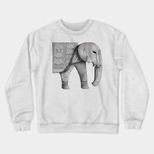 Elephant Byzantine style Crewneck Sweatshirt